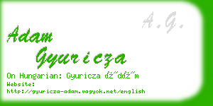 adam gyuricza business card